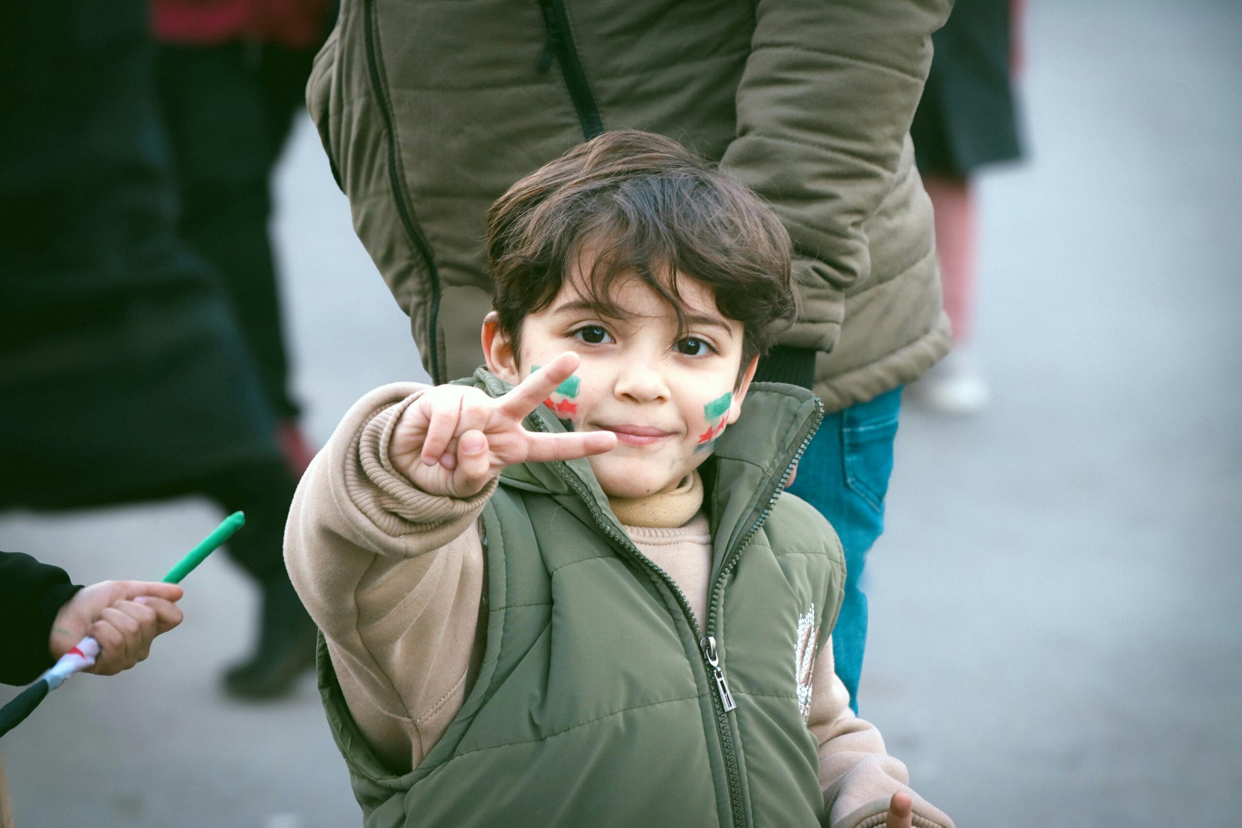 Free stock photo of children, free syria, freedom
